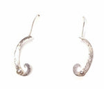 JG Signature Sterling Silver Curves Dangle Earrings with Fine Silver Granulation-Three Variations