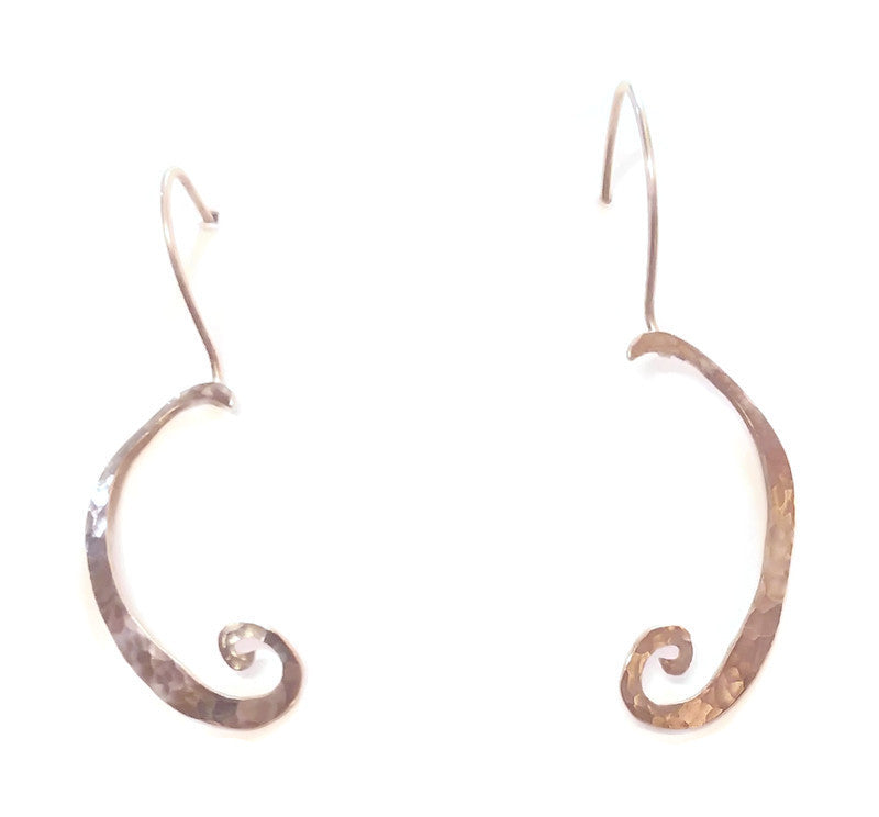 JG Signature Sterling Silver Curly Curves Dangle Earrings
