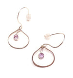Holiday 2020 Stocking Stuffers-Teardrop Dangle Earrings with Gemstone Drops