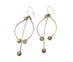 Sterling Silver Sustenance Drop Earrings-Emergence Collection