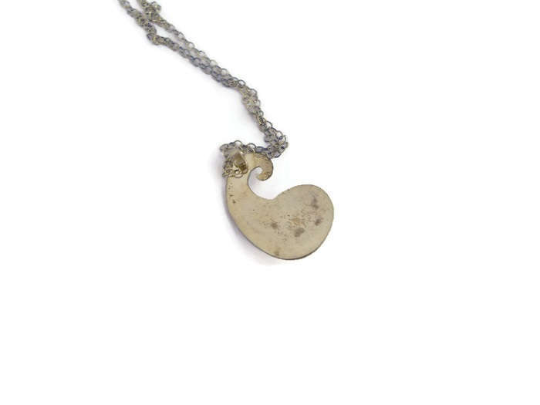 JG Signature Small Paisley Pendant-Shown with Ruby